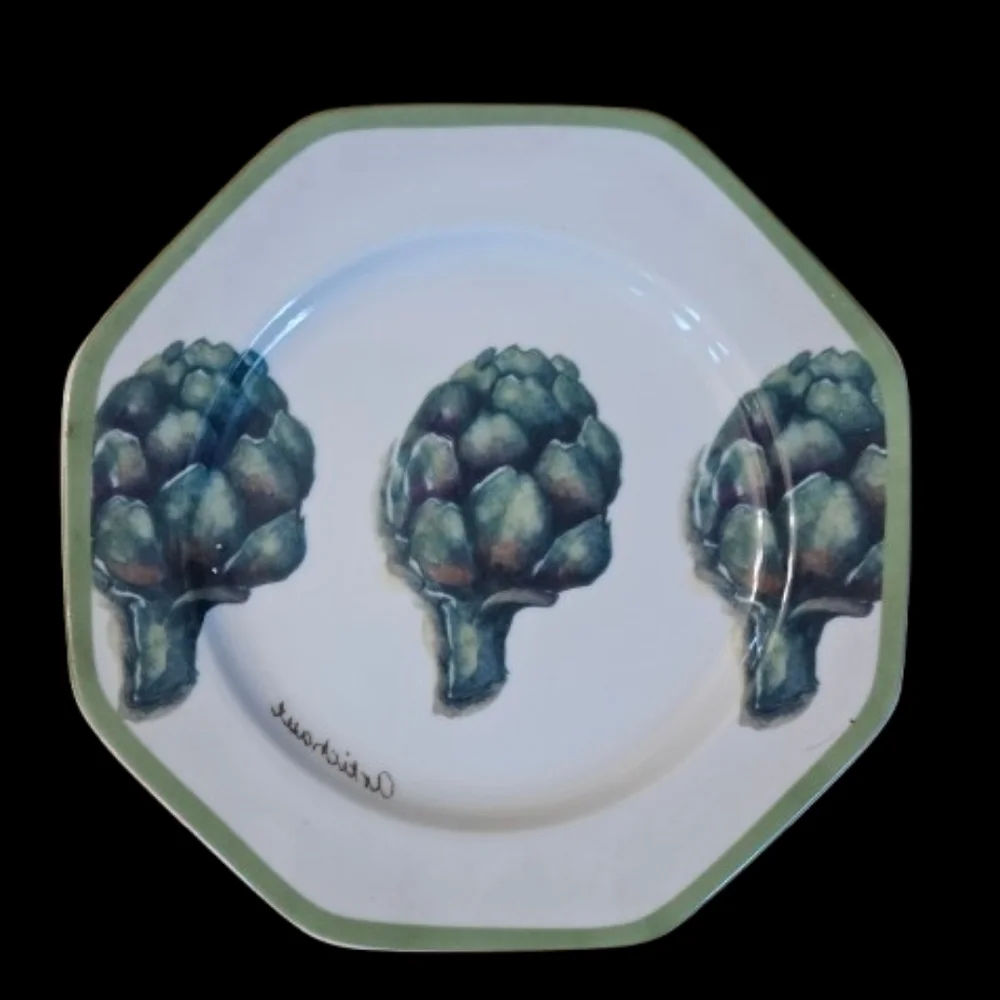 *NWOT William Sonoma Vegetable Garden Salad Plates Set Of 6